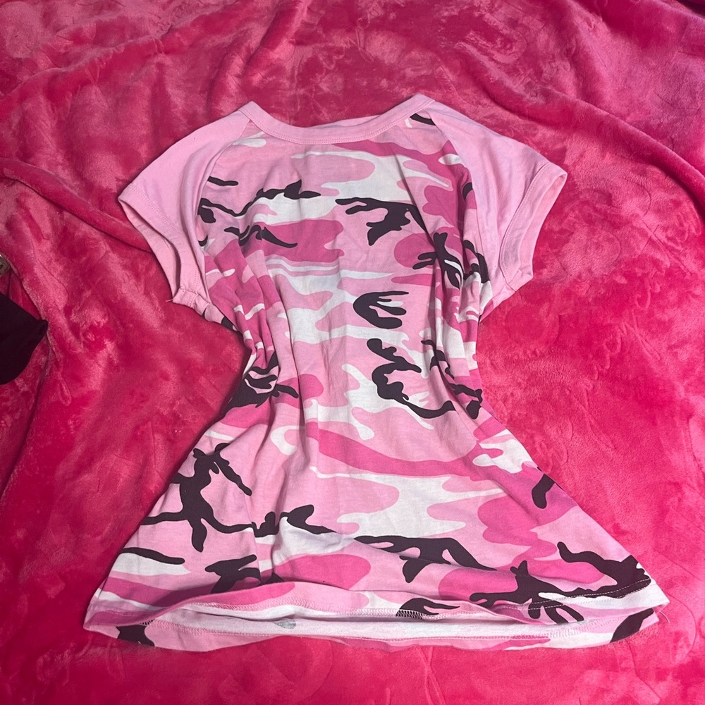 Pink Camouflage T-Shirt
